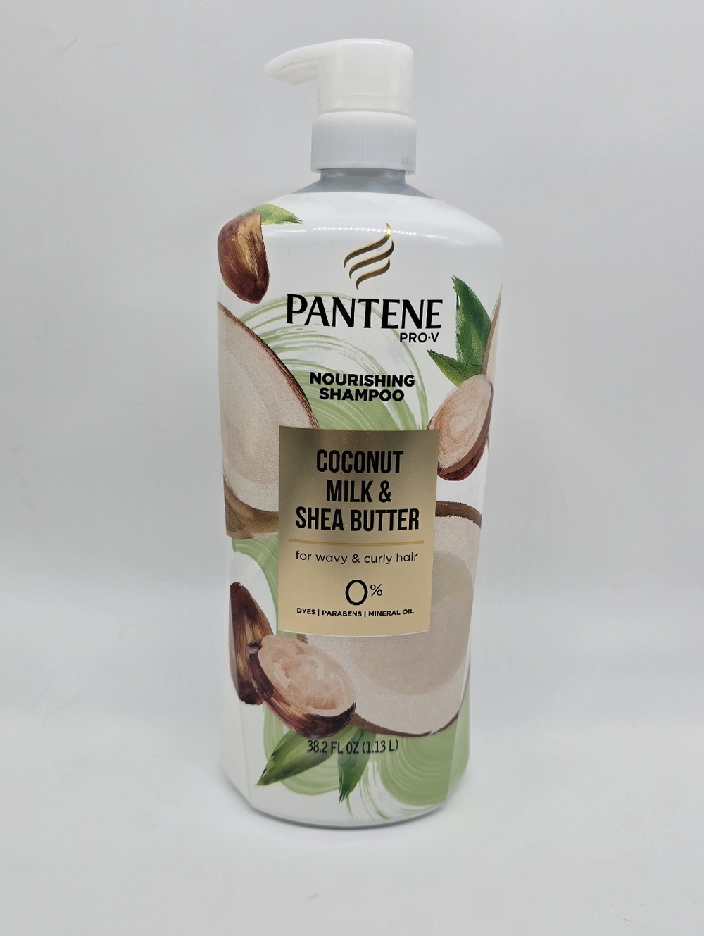 Pantene Pro-V Coconut Milk & Shea Butter Nourishing Shampoo 38.2oz Pump Bottle